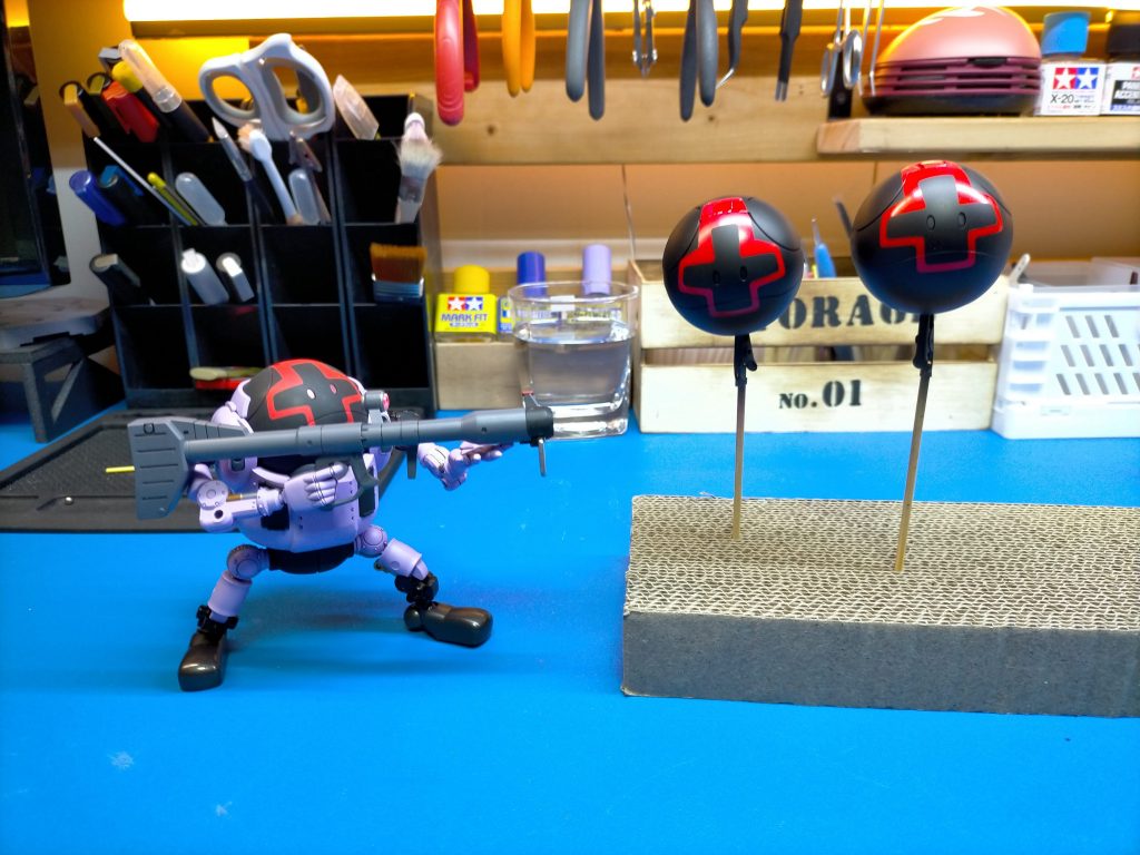 マスキングはがして乾燥チェック中！