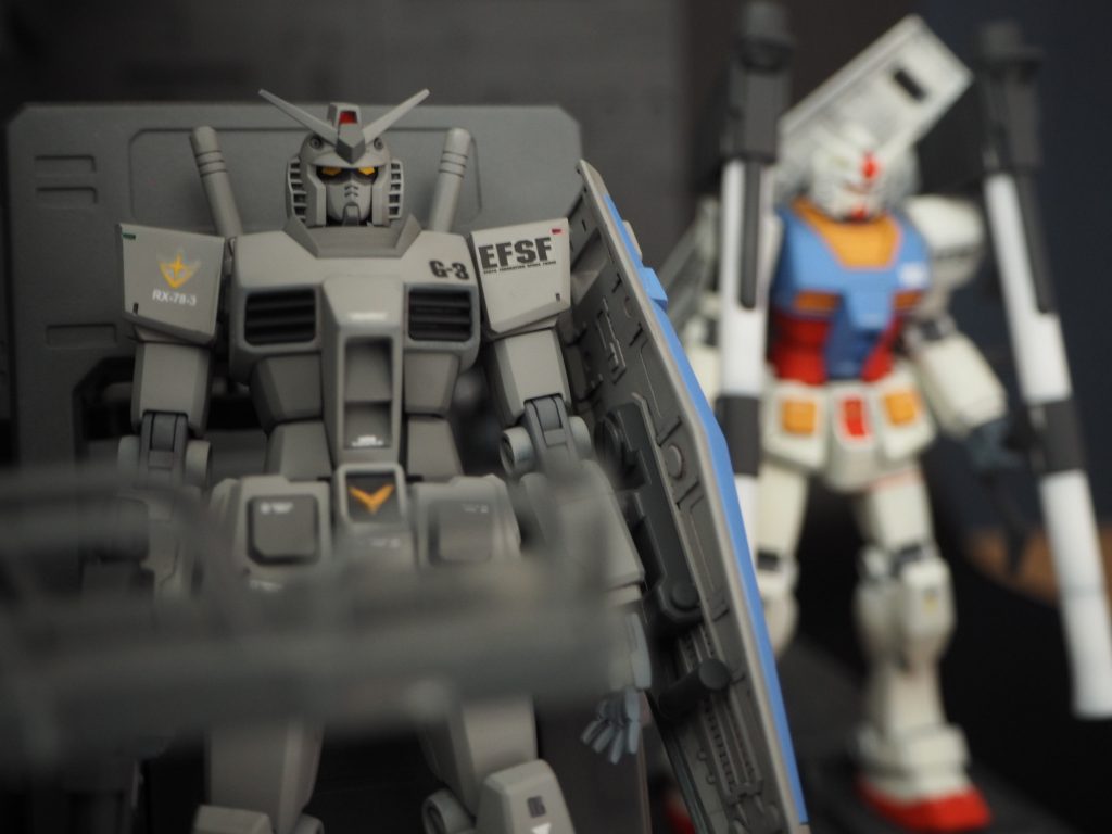 出撃を待つG-3ガンダム。