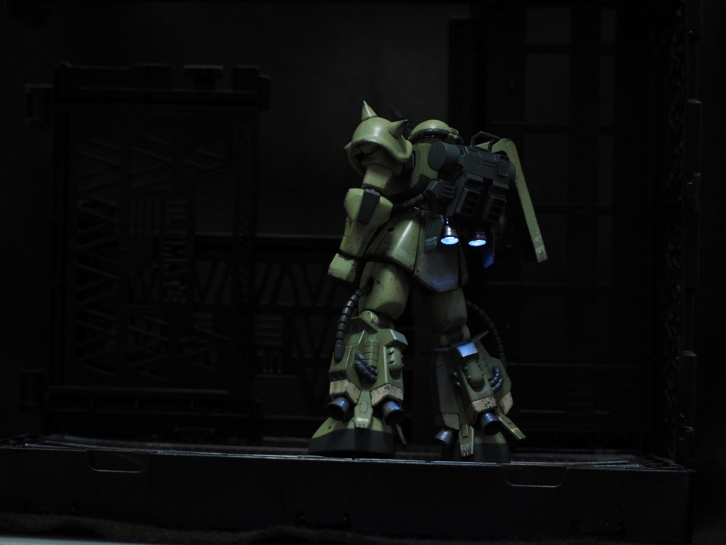 【1/144】HG 高機動ザクII 【改修・塗装品・電飾】–3枚目/制作者：abn22631