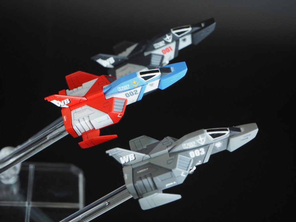 MSは3桁で1から始まりますが、コアファイターは0から。ガンキャノンとコアブースターに繋げるためです。人型は1からで、航空機系は0からなのかなと。