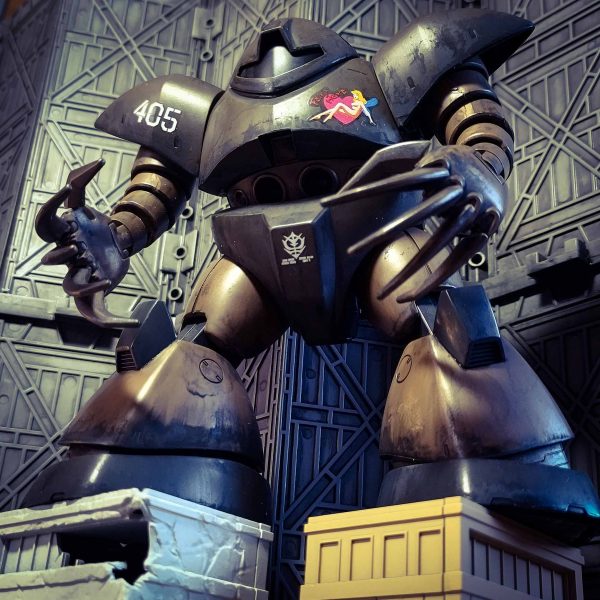 ビルの上にゴッグ 1/144HGUC