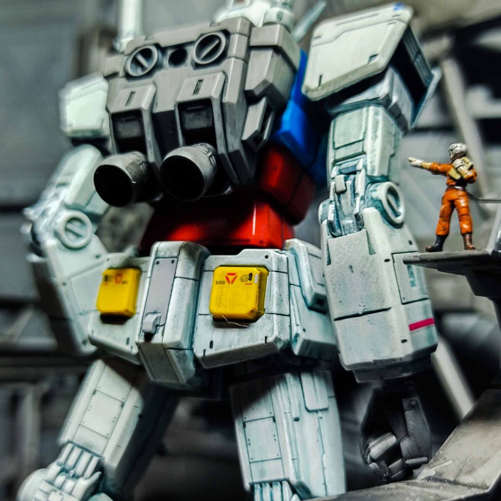 「関節良し！」「ビルダーパーツ1/144フィギュア」を使い整備員も制作してみた