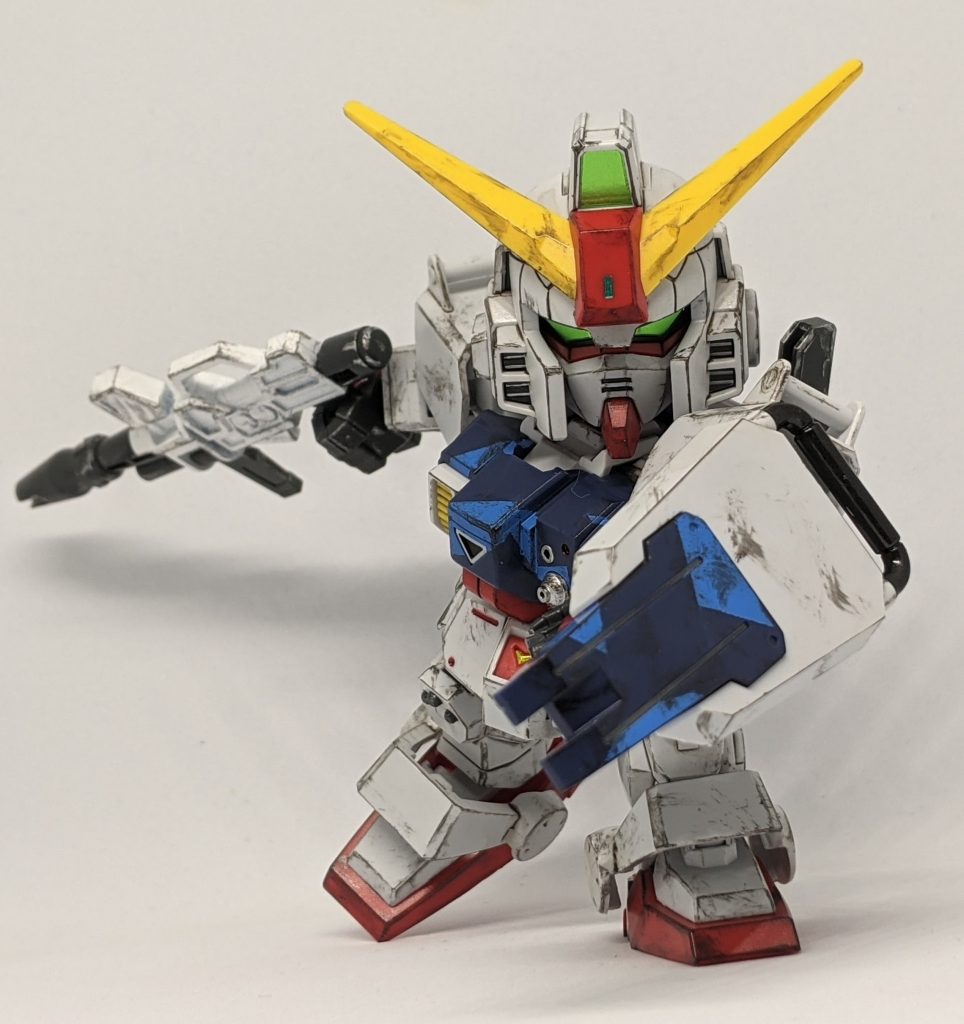 お手軽に作るという事もあり、フレームは付属のSDのまま製作。基本はCSフレームを使用して作ってますが、見た目の良さもあり、たまにはSDで作るのも悪くないと思いました。