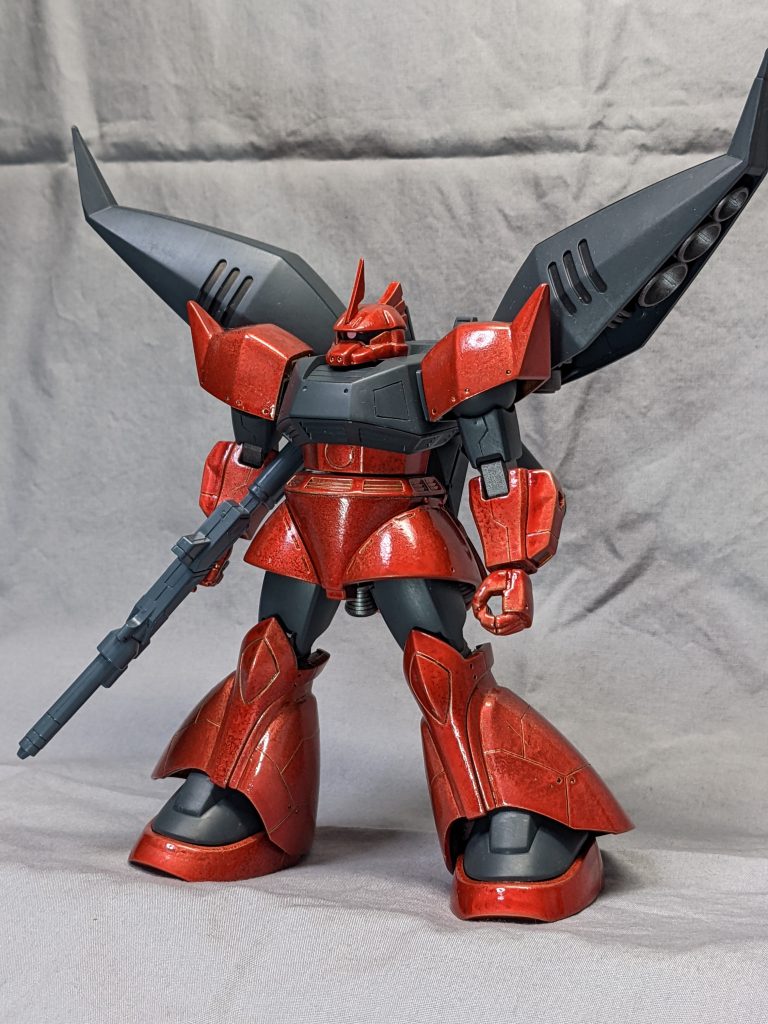 今回、キャンディの下地にシルバーでなくゴールドを使ってます。写真に出ないんですが完熟りんごみたいな赤になっています。