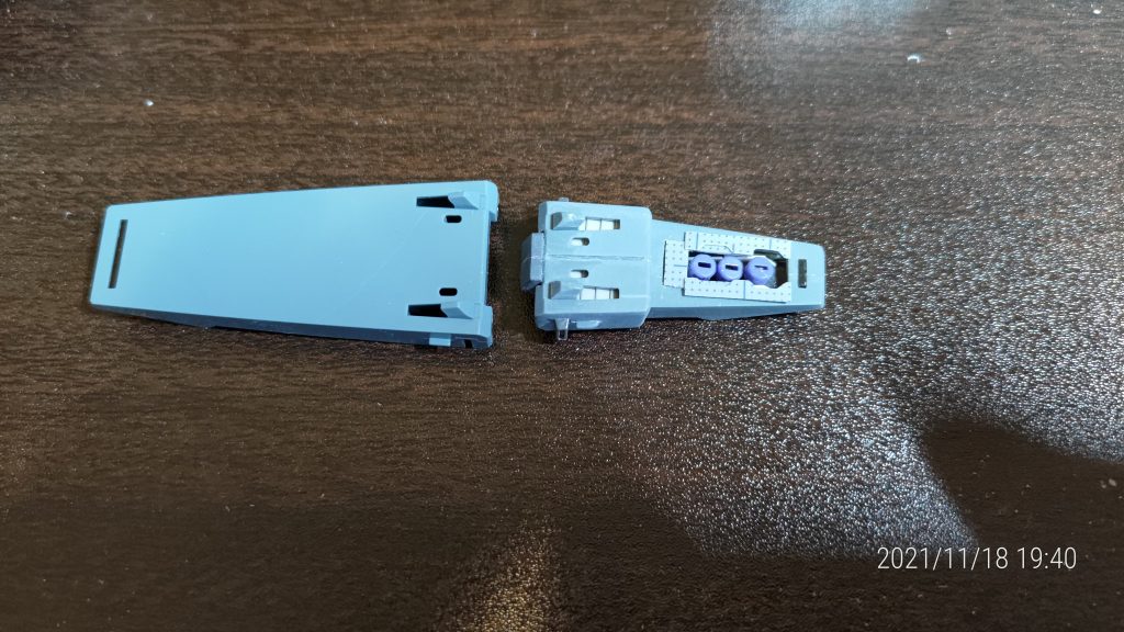 MG　FAZZ1/144化他制作工程写真ありません。夢中で作っていたので……