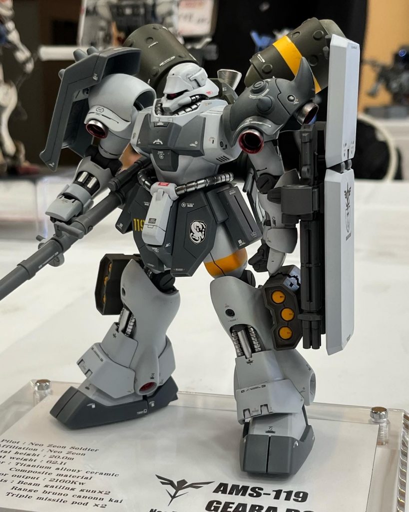 12/4~5に行われた、山梨市プラモデル作品展示会に出展したときの写真です。ベースもつけて飾りました。