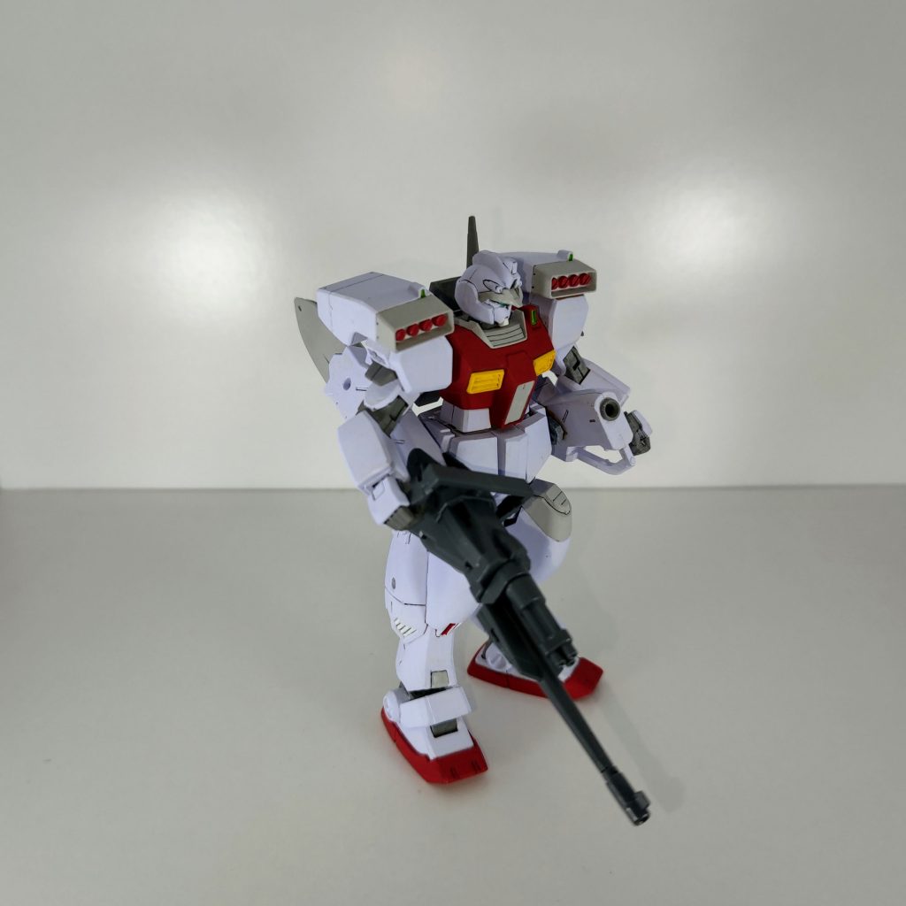 【水性筆塗り】HGUCジムⅢビームマスター【ノーマルジムカラー】–4枚目/制作者：tkt