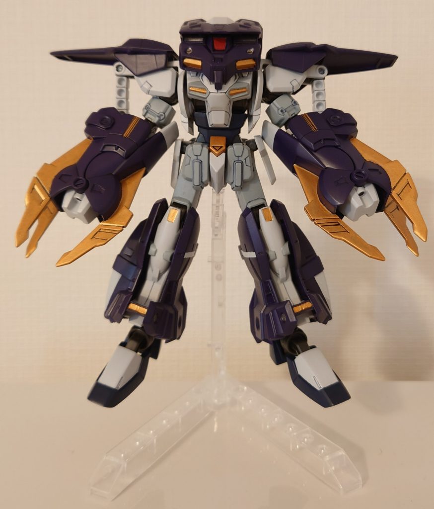 変形もできます。HAGCのアスクレプオスの変形は旧キットのものよりもズゴックっぽくて面白いですが、旧キットのシンプルな変形も好きです。