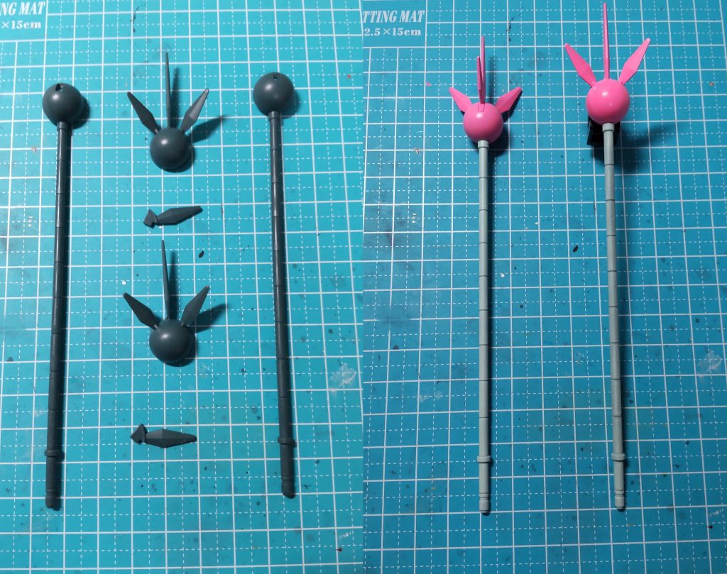 このキットで一番頑張ったところ(笑)この程度でそれなので、いかにやる気が無かったかって事です。