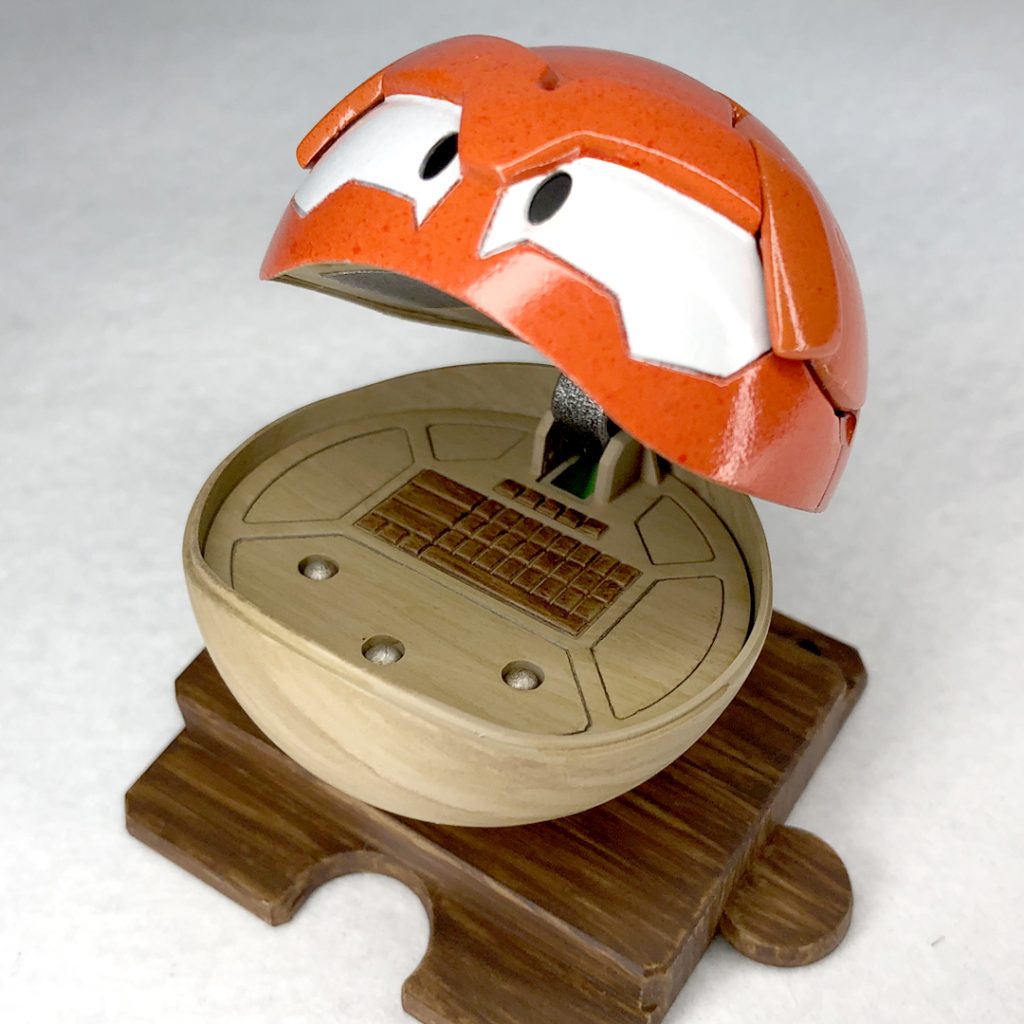 【ポケモンガンプラ】ビリリダマ（ヒスイのすがた）–4枚目/制作者：コン◎SDポケモンガンプラ