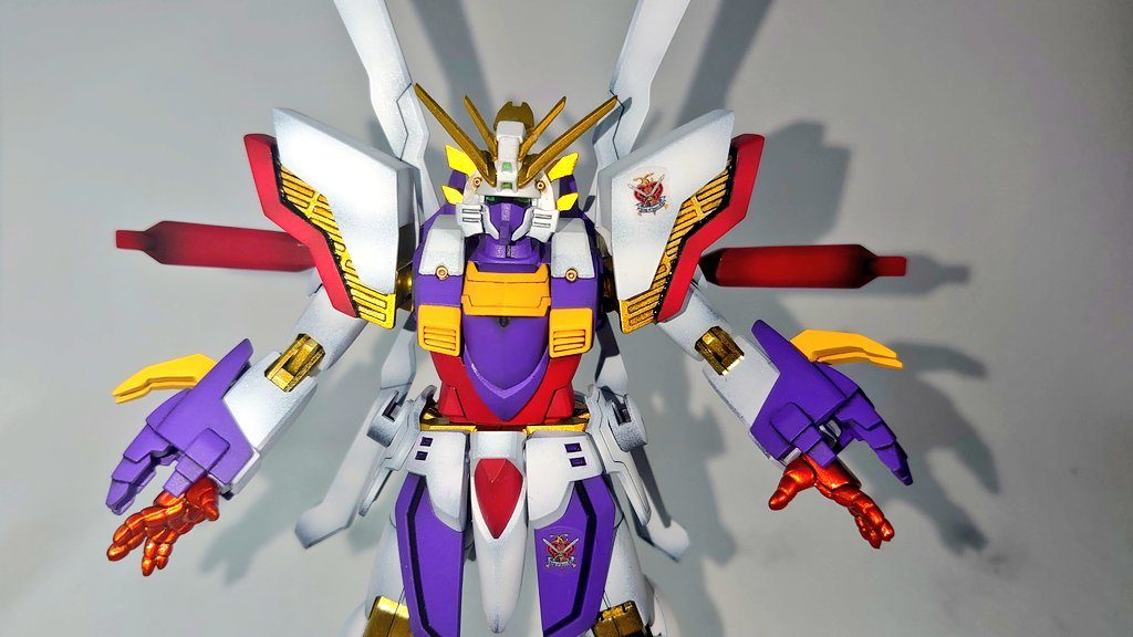 シャイニングブレイジングゴッドガンダム()–2枚目/制作者：@Quality_ACT1
