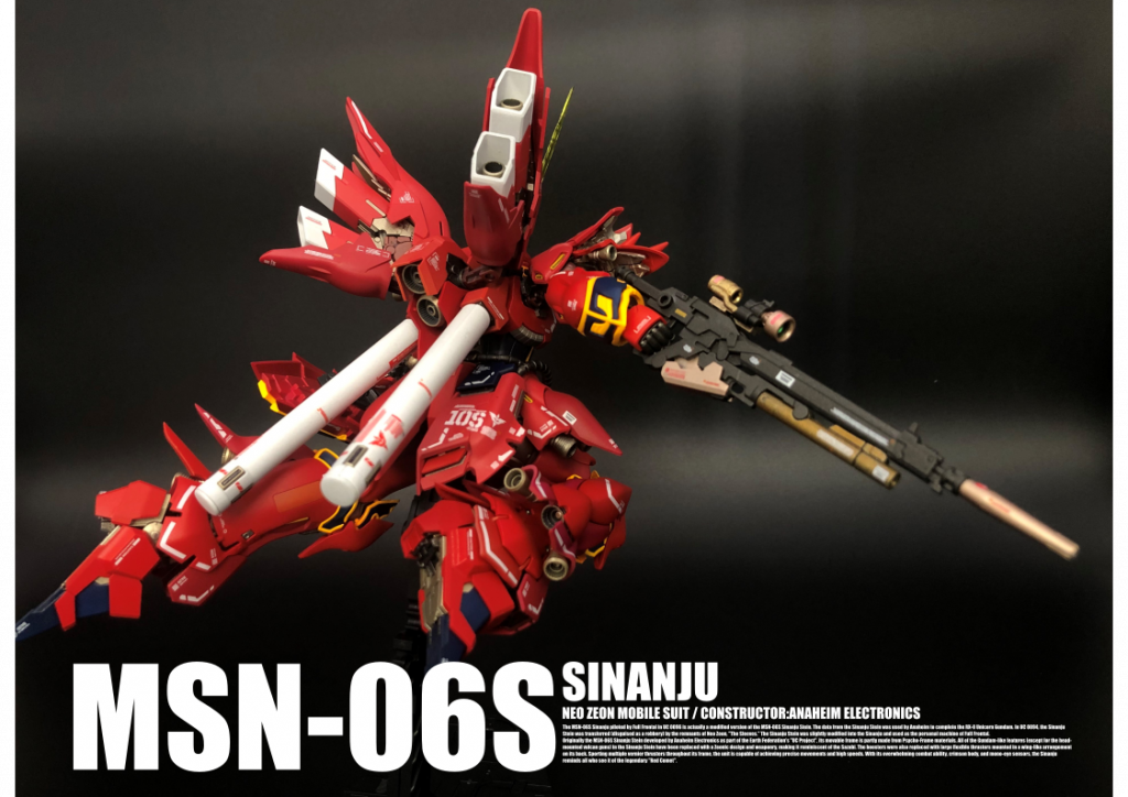 背面のリアスカートは、スラスターのフィンなどを塗り分けています。(あまり目立ちませんが・・・。)デカールの配置にも苦労しました。(これまた目立ちませんが・・・。)