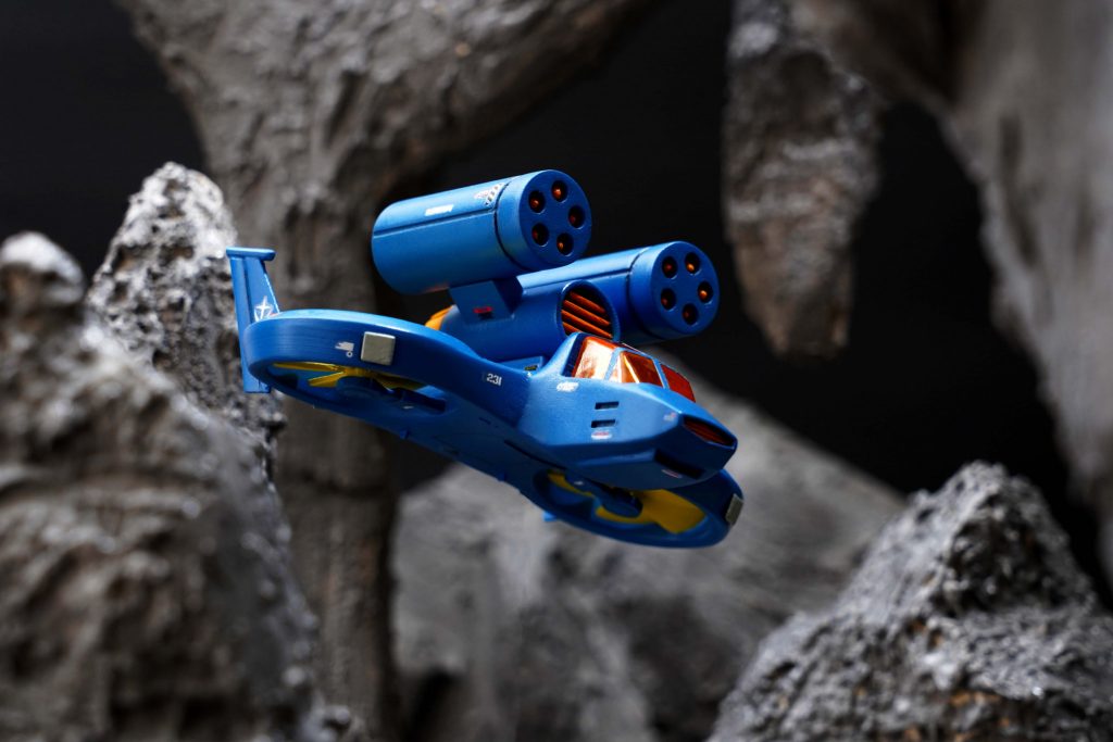 ファンファンの背景になるジャブローの洞窟等の小物も作成し、撮影にも力を入れました!