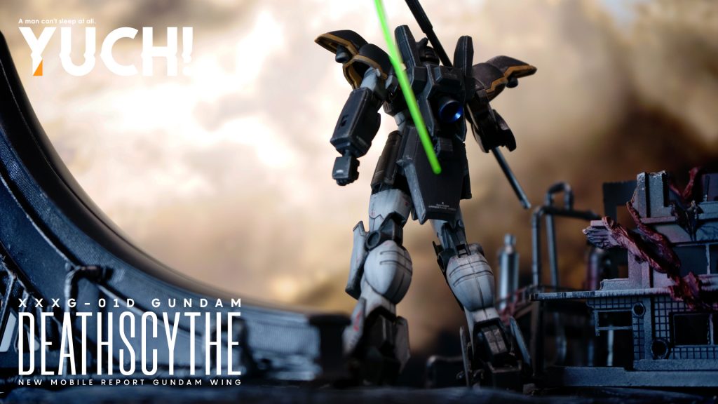 ジオラマでオープニングを再現！HGAC 1/144ガンダムデスサイズ–3枚目/制作者：眠れない男ユチ