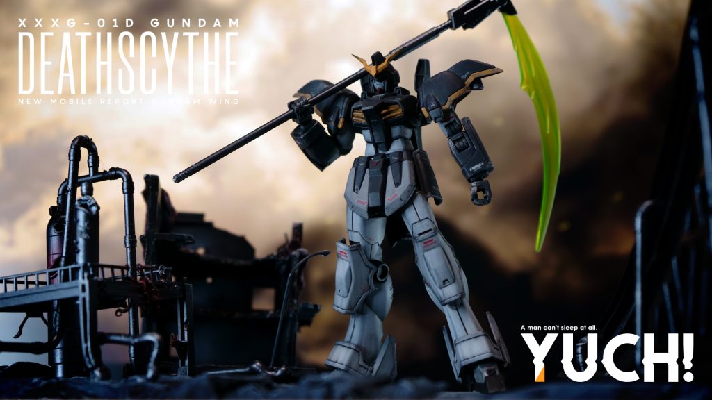 ジオラマでオープニングを再現！HGAC 1/144ガンダムデスサイズ–4枚目/制作者：眠れない男ユチ