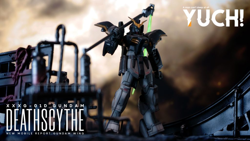 ジオラマでオープニングを再現！HGAC 1/144ガンダムデスサイズ–5枚目/制作者：眠れない男ユチ