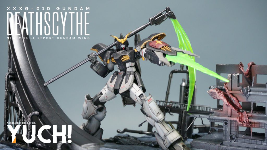 ジオラマでオープニングを再現！HGAC 1/144ガンダムデスサイズ–6枚目/制作者：眠れない男ユチ