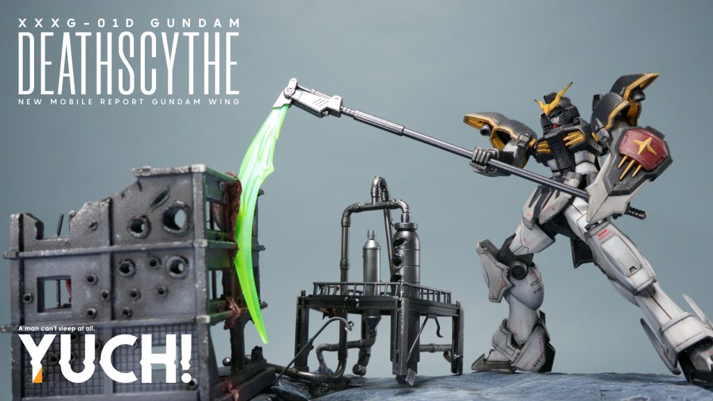 ジオラマでオープニングを再現！HGAC 1/144ガンダムデスサイズ–7枚目/制作者：眠れない男ユチ