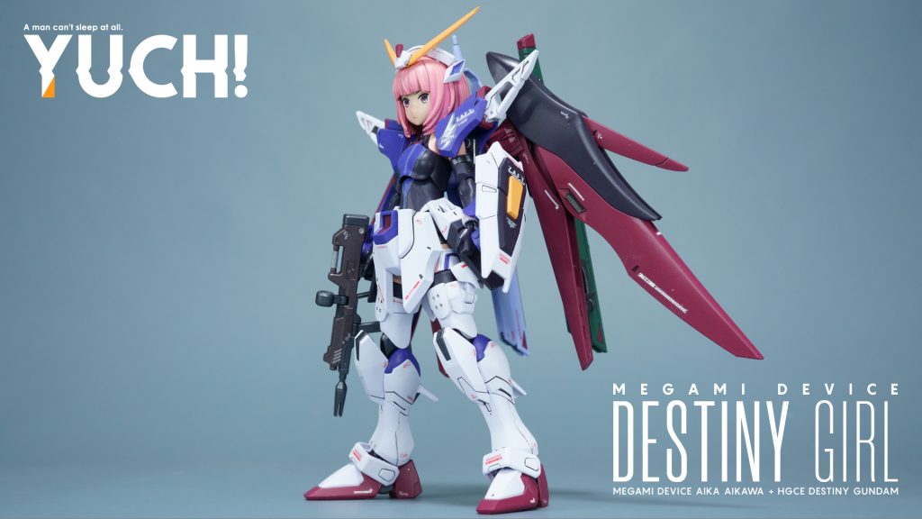 悲運の主人公機、ガール化 / HG 1/144 デスティニーガンダム–9枚目/制作者：眠れない男ユチ