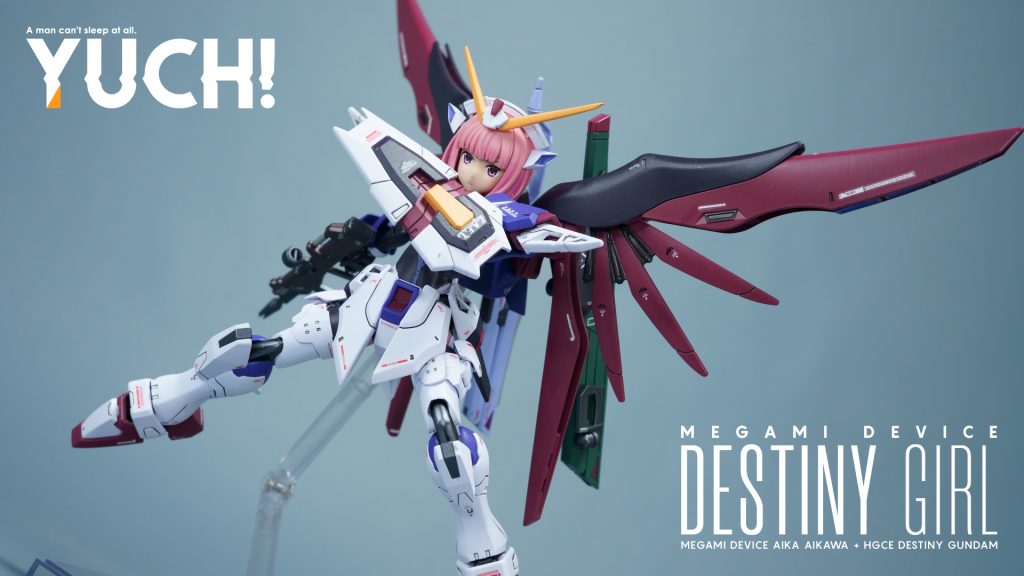 悲運の主人公機、ガール化 / HG 1/144 デスティニーガンダム–6枚目/制作者：眠れない男ユチ