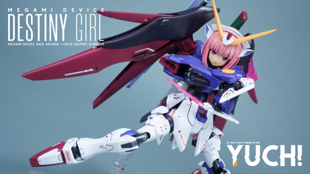 悲運の主人公機、ガール化 / HG 1/144 デスティニーガンダム–8枚目/制作者：眠れない男ユチ