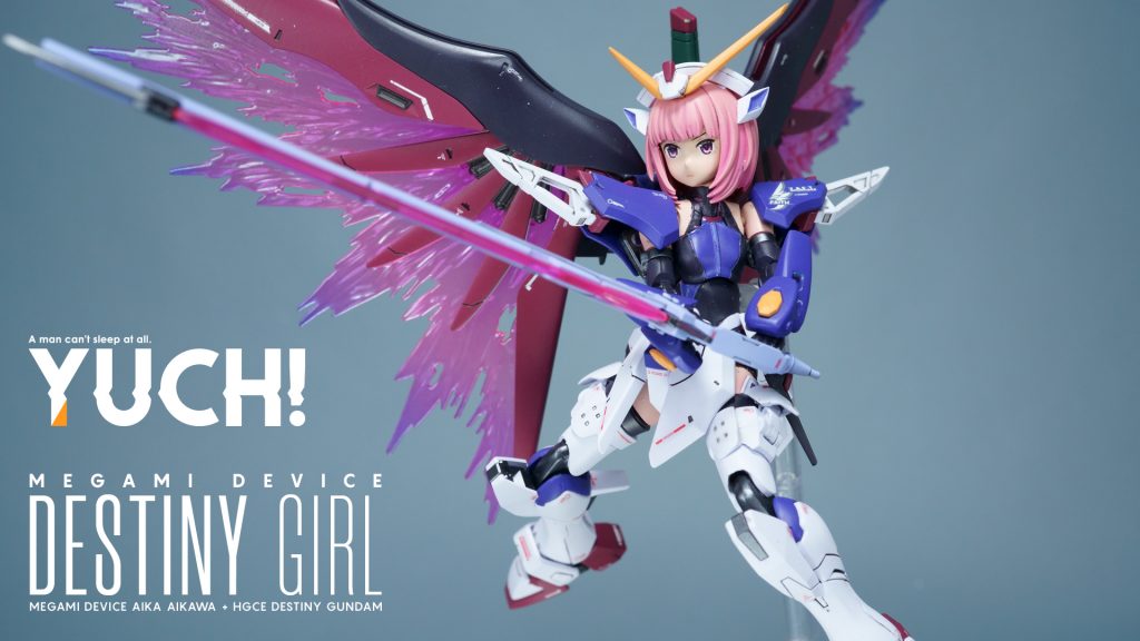 悲運の主人公機、ガール化 / HG 1/144 デスティニーガンダム–4枚目/制作者：眠れない男ユチ