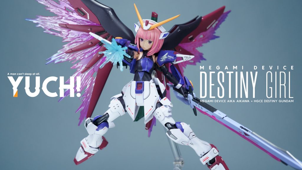 悲運の主人公機、ガール化 / HG 1/144 デスティニーガンダム–3枚目/制作者：眠れない男ユチ