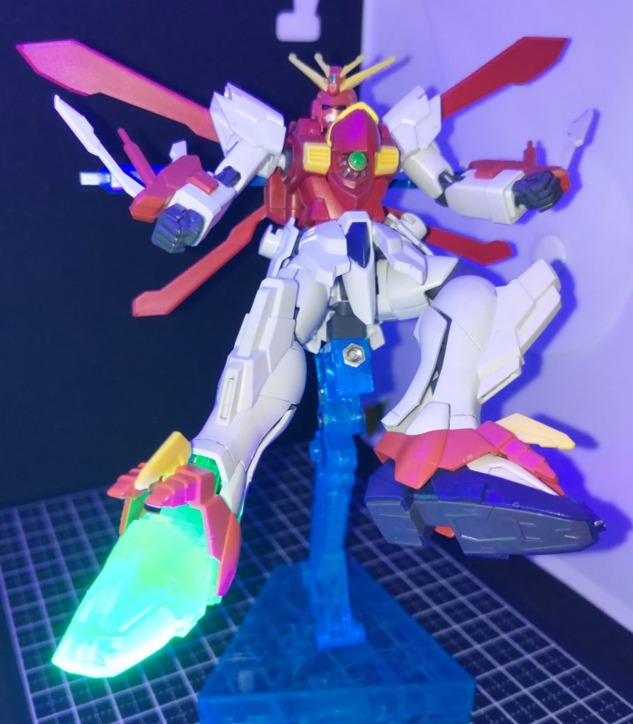 スーパーイナヅマキック❗️明るくても光ります。