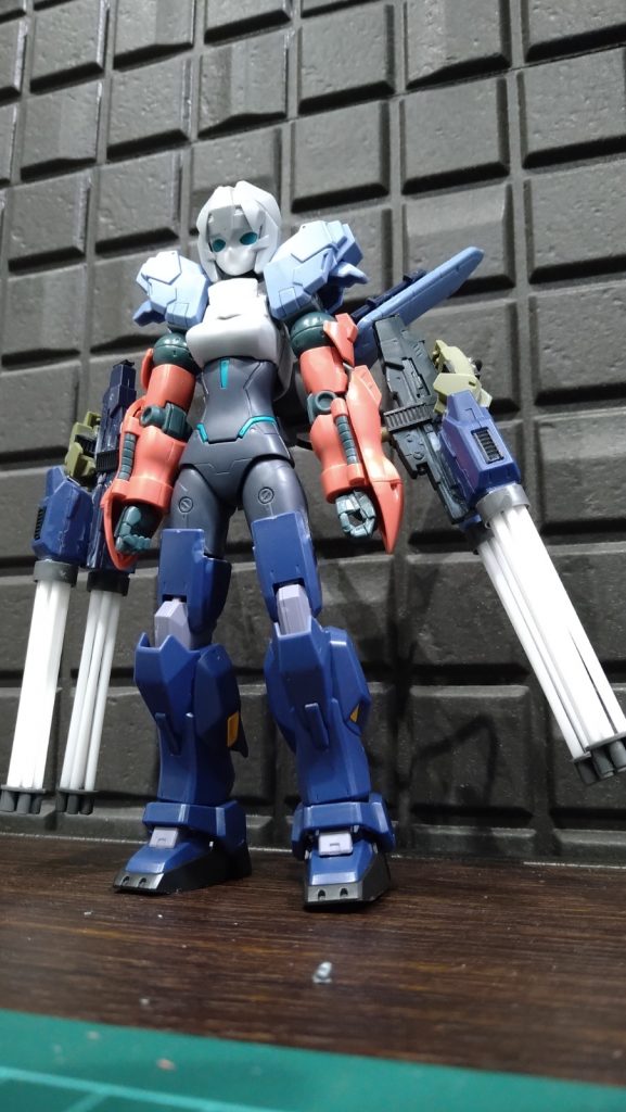 ダブルガトリングの両手持ちをしたかった。クアッドガトリング（笑）