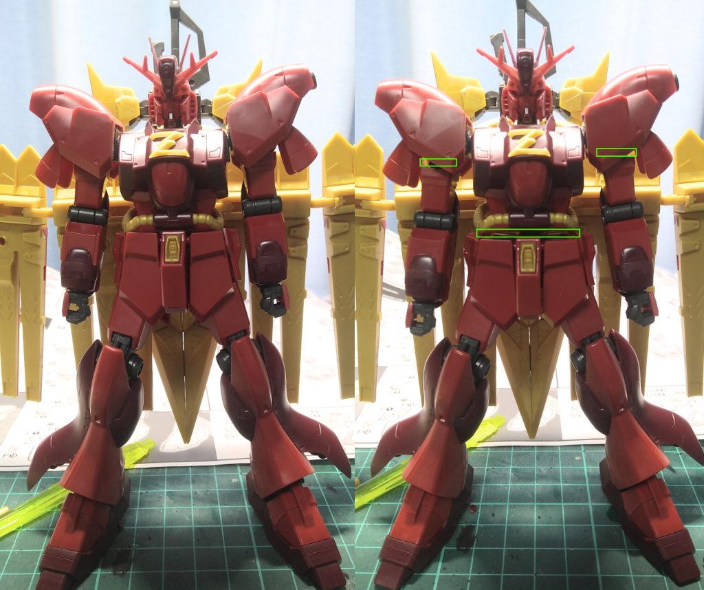 体型は右の図を目標としました