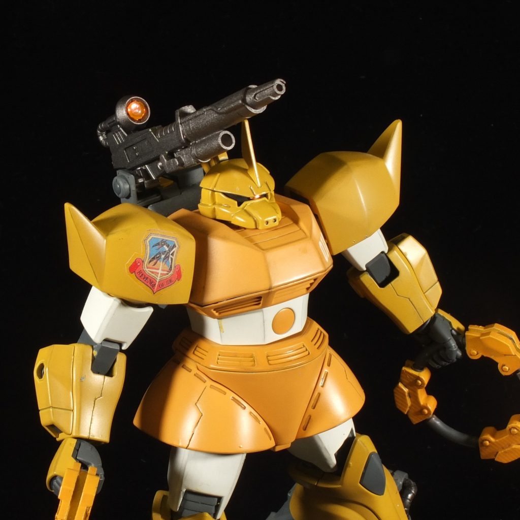 キャノンはゲルググ用ビームライフルを切ったり貼ったりして作成です