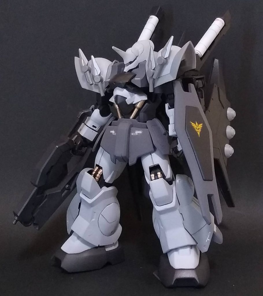 頭:Gルシファー 胴体:百練 腕:イフリートシュナイド 脚:ハイザック リア:トーリスリッター 武器:ダンダリオン、AGE2シールド:アヘッド分け方はガンブレ準拠にしたので機体がリリースされていればガンブレで再現できるはず。デカール ・DX02 ・No.13ウイングガンダム ・No.50フォースインパルス