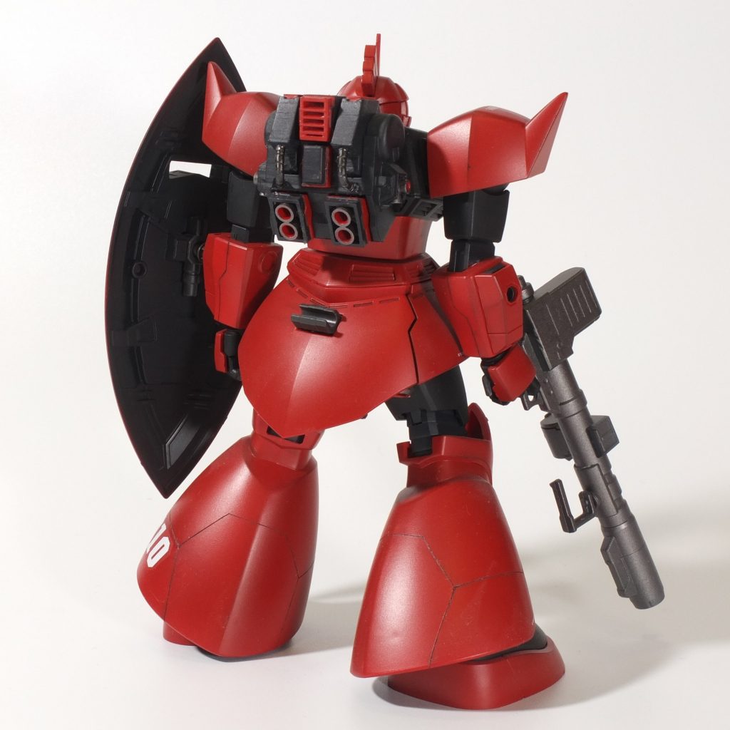 バックパックはギャンエーオースの時に作ったデータで3Dプリンタ出力です