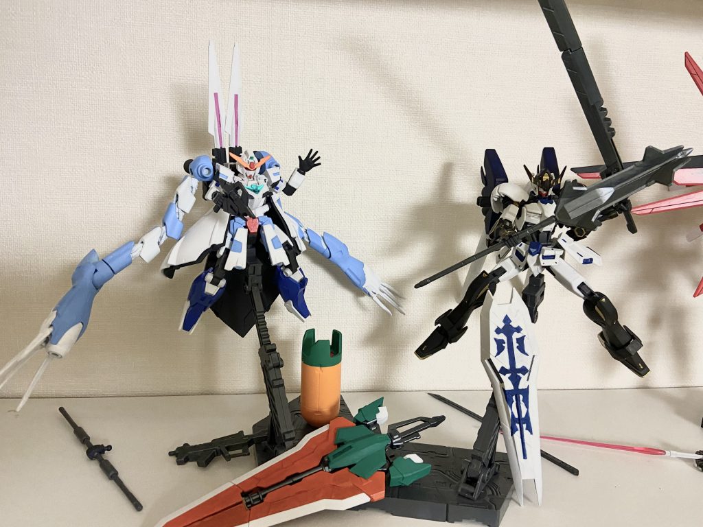 依然作った兎田ぺこらさん専用機とのツーショット