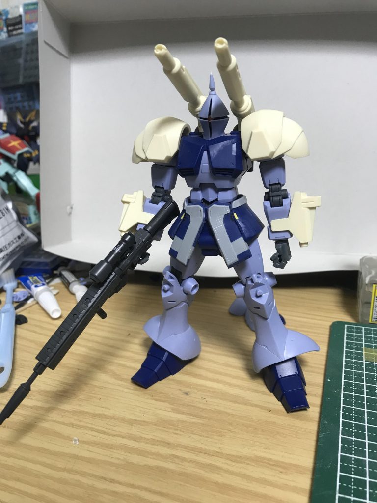 初めてのレジンパーツは苦戦しました。