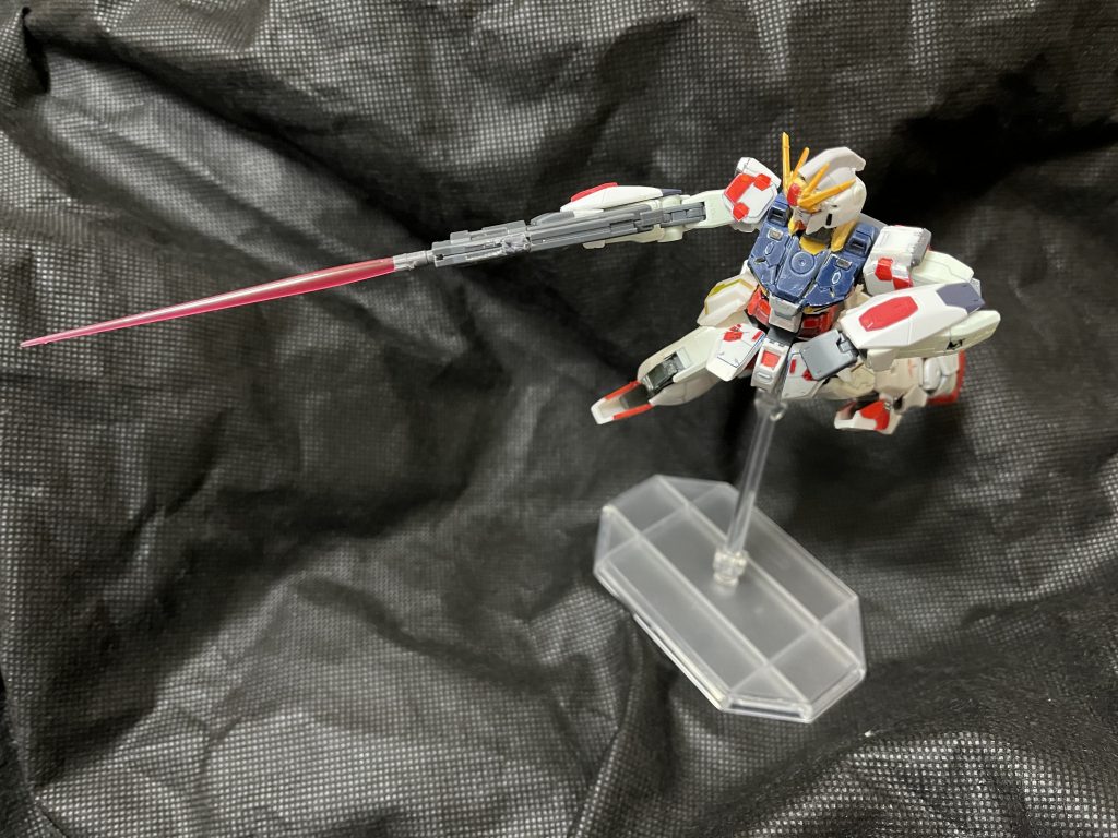 ライフルからビームサーベル。