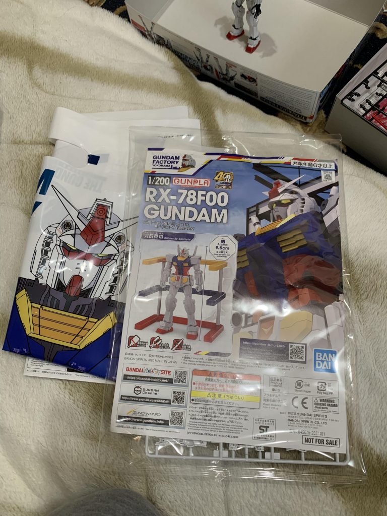 こちらはオマケ。入場すると貰えるミニガンプラ。まだ未着手です。このまま積んでおくかも(^^;