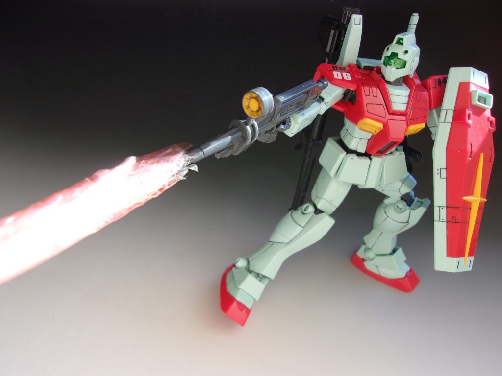 ビームサランラップでビームライフル再現