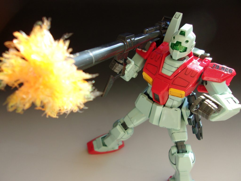 ラップでバズーカのマズルフラッシュ再現