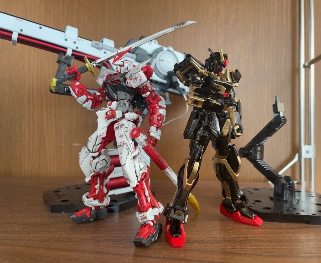 レッドフレーム君とパシャリ。