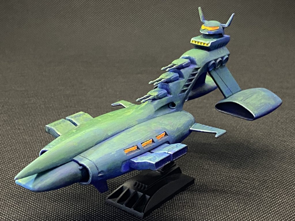 もともととても出来のよいキットだと思います。劇中の雰囲気そのままといった感じです。