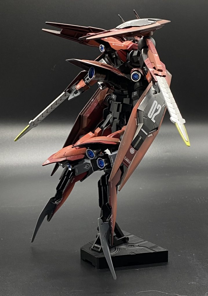 バーニアはスターブライトシルバーとメタリックブルーにしてみました。