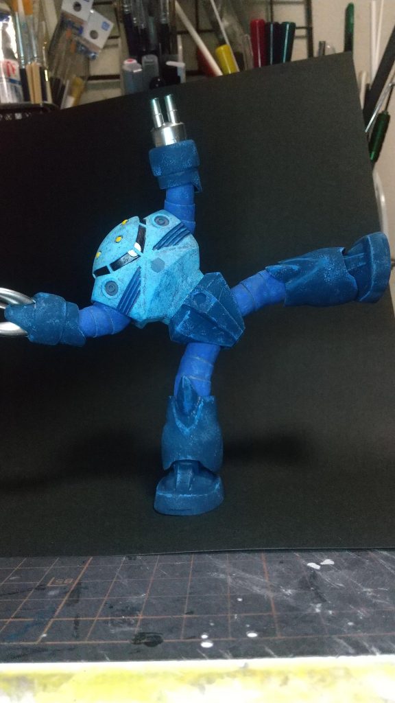 ご観覧頂きありがとうございました❗️この工作は気にいったので、あと３つあるズゴックは全部これでいきましょう簡単だし