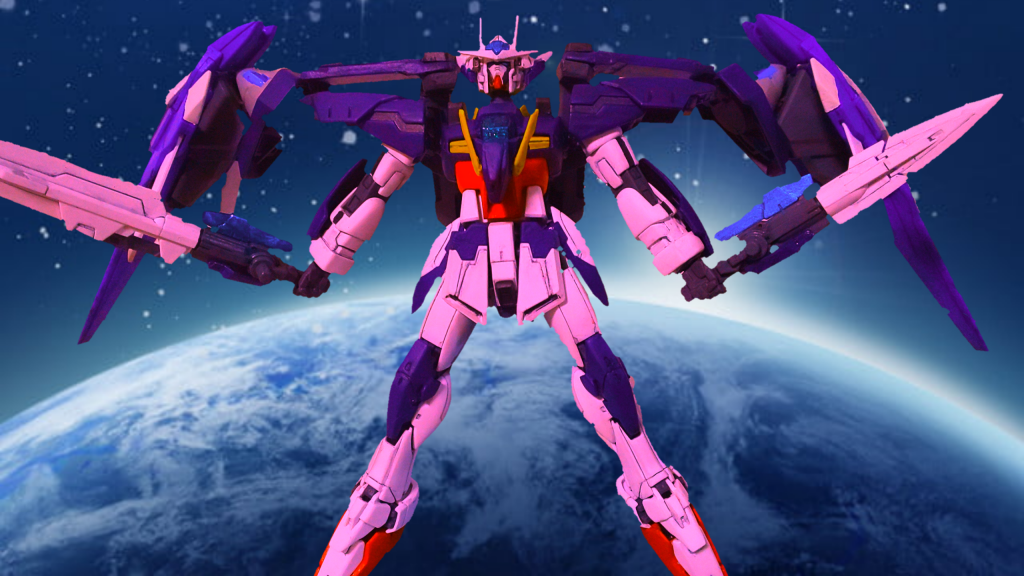 そしてトランザムバースト!こちらは加工アプリで再現しました!