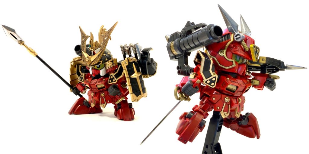 ●遠距離攻撃!「フルバースト!!」将頑駄無(既存キット)の思い出。武器類の数が多く、ハリマオとの合体ギミックもあり、とにかくボリューム感が凄くて好きでした。今も好きです。最後までご覧頂き、ありがとうございました!https://gumpla.jp/sd/965950