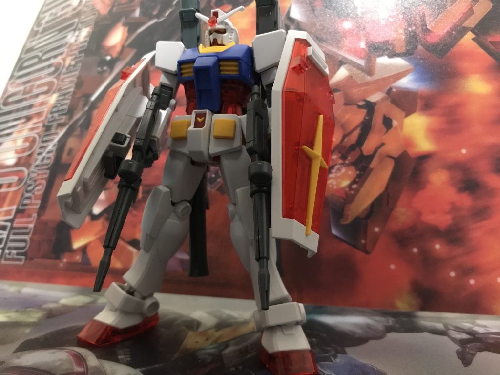 ガンダム後ろにバズーカを付けました!