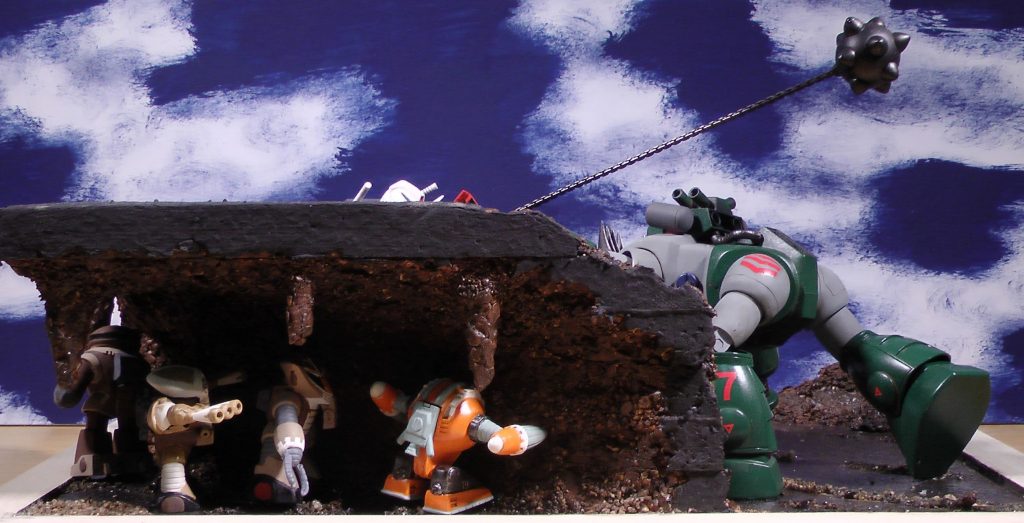 別動隊のゾゴック：みんな、もう少しで片付くからな！