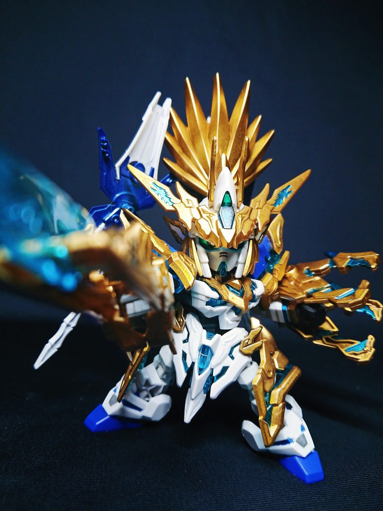 絶体絶命のピンチに発現した、劉備の新たなる姿。ハロの力を借りるのではなく、ハロと共に引き出したその力は、暴走する悟空を圧倒し、正しき心を呼び戻した。