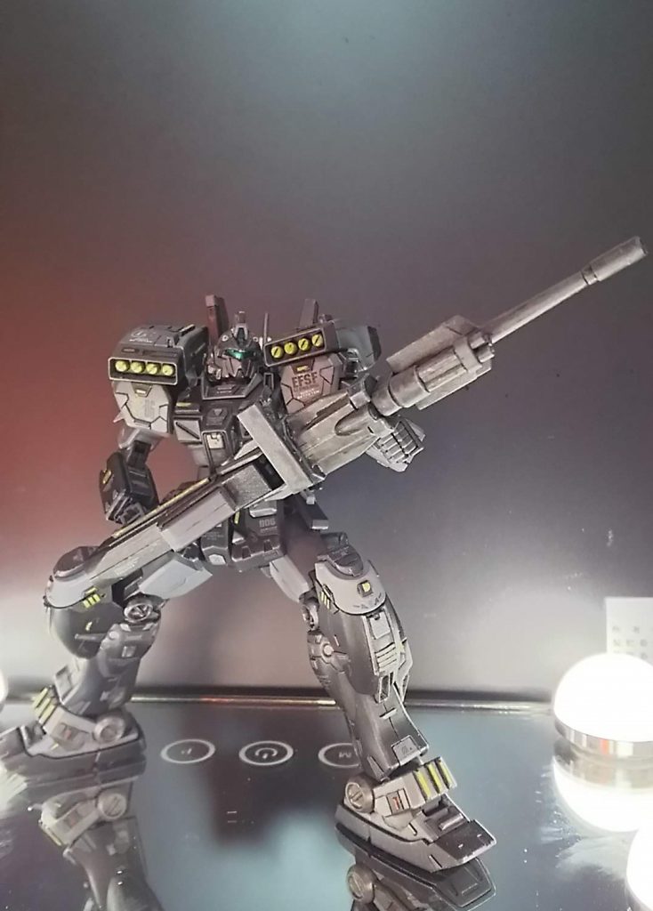 チェンジリングライフルは折りたたみ式に小改造。