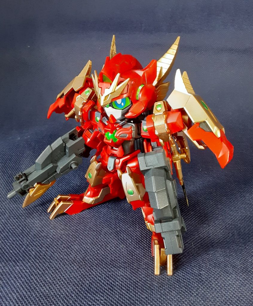 首と腹を延長してます